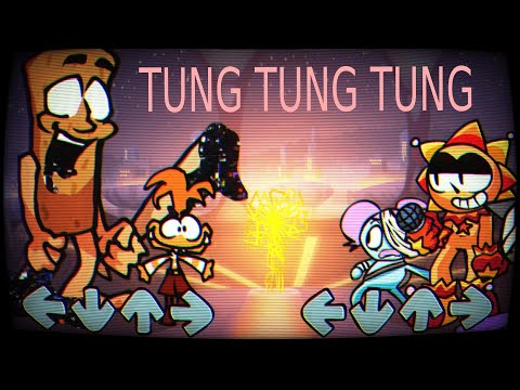 FNF:-) Vs Pibby Tung Tung Tung Sahur and Anxiety