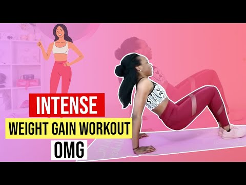 INTENSE Weight Gain Workout - OMG! 😱