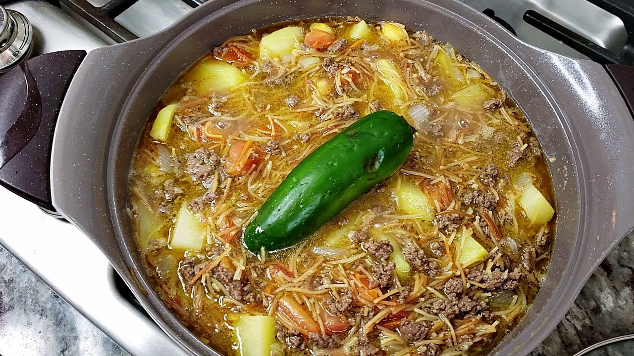 FIDEO Fideo With Ground Beef Recipe