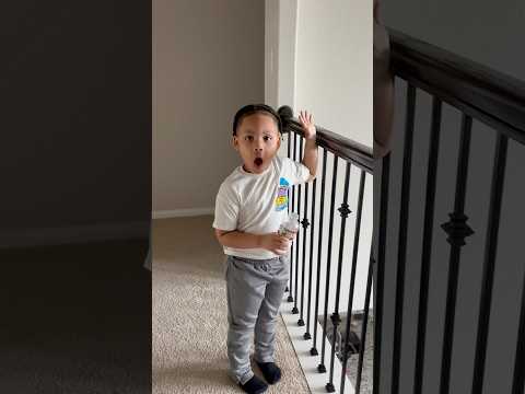 Mom catches son pouring water on dad while sleep #shorts