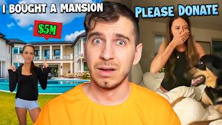 Buying A Mansion Then Asking For Donations