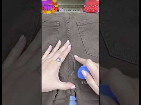 ¡Asi se repara un pantalón roto sin que se note! 👖🔥 #tipsdecostura #costurafácil