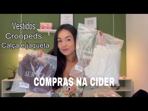 PROVANDO ROUPAS da Cider | calça, vestidos, croppeds ✨ vale a pena?