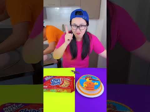 Ice cream challenge!🍨 Lego cake vs lemon juice #funny #shorts