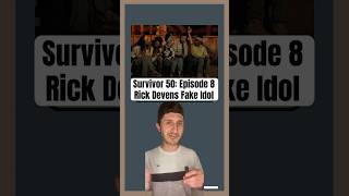 Survivor 50: Rick Devens Fake Idol #survivor #survivor50 #survivorcbs #cbssurvivor #realitytv