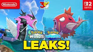 NEW POKEDEX LEAKED for POKEMON WINDS AND WAVES