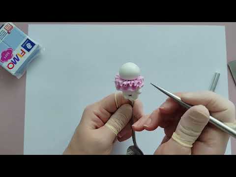 ✨ Мастер-класс по созданию зайки-принцессы на ложке ✨✨ DIY Tutorial: Bunny Princess on a Spoon ✨