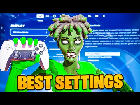 *NEW* Best Controller Settings + Sensitivity For Fortnite Chapter 6! (PS4/PS5/XBOX/PC)