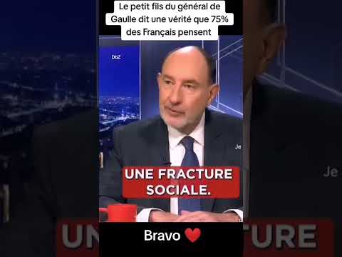 P. De Gaulle "Quand j'entend Brigite Macron dire" les français ne méritent pas mon mari j'hallucine
