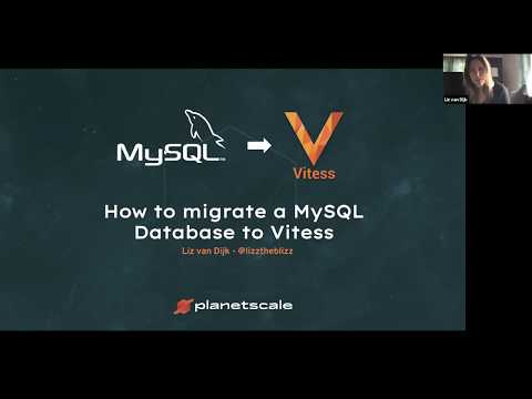 Lizz van Dijk demonstrates how to migrate from a regular MySQL release to Vitess.