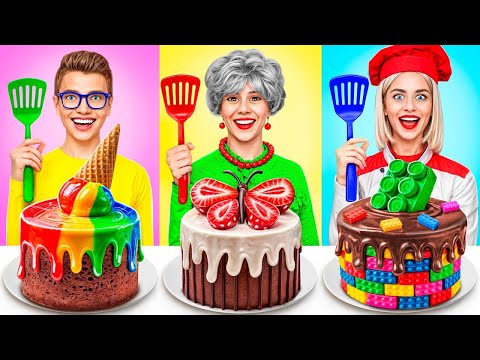 Tantangan Memasak Aku vs Nenek! Tantangan Lucu Menghias Kue oleh RATATA BOOM