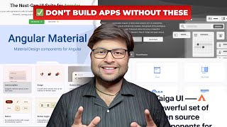 🔥 TOP 5 Angular UI Libraries You MUST Know! | Hindi
