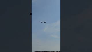 USAF Lockheed Martin F-35A flying over Warsaw 2024