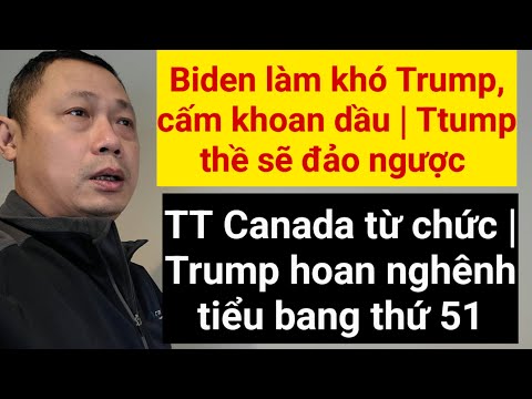 Biden ban lệnh hành pháp cấm khoan dầu trước khi về viện dưỡng lão