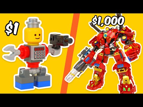 $1 vs $1000 LEGO SET...