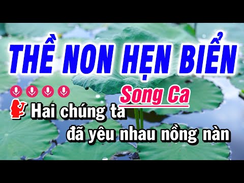 Karaoke Thề Non Hẹn Biển Nhạc Sống Song Ca | Beat Bảo Hưng