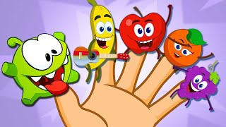 La familia de dedos de fruta sabrosa de Om Nom 🍎🍌 Canciones infantiles y rimas infantiles para niños
