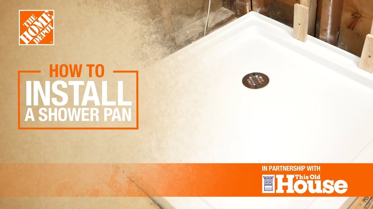 How To Install a Shower Pan