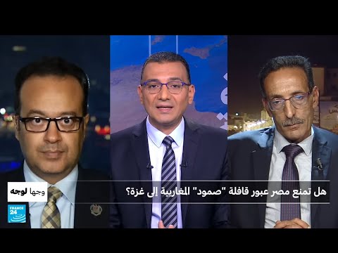 على المباشر صحفي مصري يحرج صحفي تونسي بسبب قافلة الصمود انتم لا تهمكم غرزة تريدون فقط احراج مصري