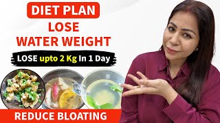 How To Lose Water Weight Fast | Reduce Water Retention & Bloating in Just One Day 🔥 Fat to Fab