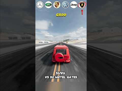 What BRAND Breaks Through 50 Metal Gates? #shorts