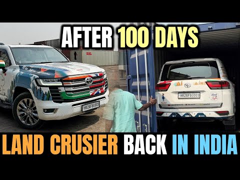 Taking Delivery Of My Land Cruiser After 100 Days Of Sailing | ExploreTheUnseen2.0