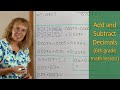 Adding and Subtracting Decimals