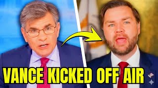 VANCE KICKED OFF AIR ⚠️ As Interview INSTANTLY BACKFIRES On Live TV!