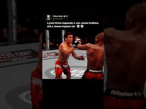 Talvez uma das finalizações mais brutais que eu vi.Ele quase quebrou o pescoço do Lyoto 💀 #jonjones