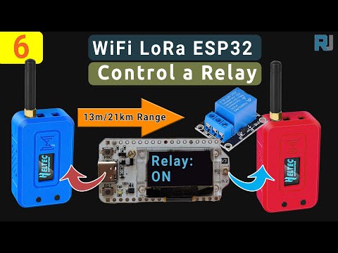 Video thumbnail for DIY Remote Relay: 13 Mile No-Wi-Fi/No-SIM Heltec LoRa 32 Module Tutorial using Meshnology N35