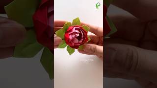 New Paper Flower DIY 😱 🪷  #shorts