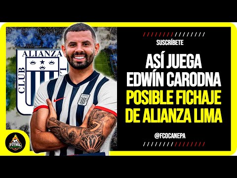 ¡HARTO CHOCOLATE! Así juega EDWIN CARDONA Posible REFUERZO de ALIANZA LIMA | FICHAJES 2025