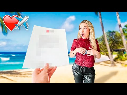 LE HICE ESTA SORPRESA A ANDREA Y SE PUSO MUY FELIZ...🔥 😱 **Le Regalo Un Viaje Secreto**