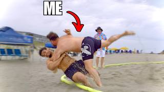This Beach Wrestling Tournament WRECKED me 