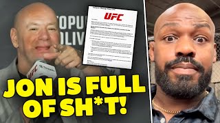 Dana White EXPOSES Jon Jones for LYING About the Aspinall Fight