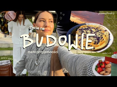 BUDOWLANY VLOG // omlet jagodzianka / juicy lip combo / postępy na budowie / idealne jeansy / gurunc