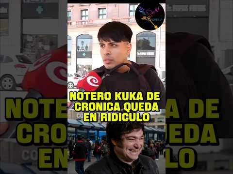 NOTERO KUKA DE CRONICA QUEDA EN RIDICULO EN VIVO #AGARRALAPALA #MILEI #KIRCHNERISMO