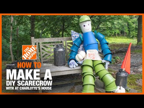 How to Make a Flower Pot Scarecrow