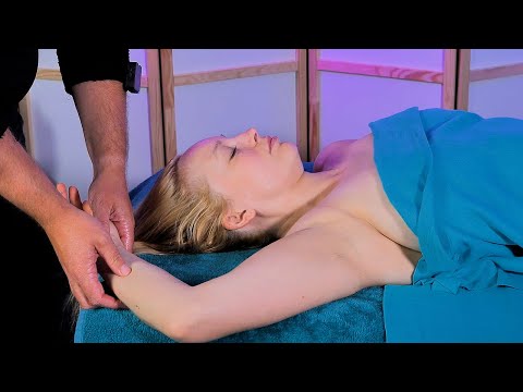 Head & Scalp Massage with Acupressure to Balance her Heart & Calm Anxiety [ASMR]