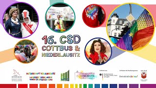 16. CSD Cottbus & Niederlausitz | 2024 - "Wer sich nicht bemerkbar macht, wird nicht mitgedacht."