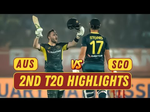 Australia vs Scotland 2nd T20 Highlights 2024 | Aus vs SCO