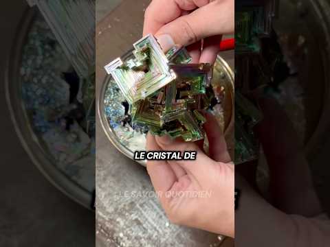 Comment fabriquer un cristal avec du bismuth ! - La transformation du bismuth !