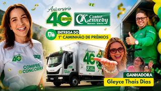 🚛 O Primeiro Caminhão de Prêmios CK Foi Entregue! Ainda Restam 3!
