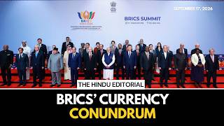 YouTube video thumbnail:  Brics 2026: Boosting Local Currency Trade is not a Simple Choice for India