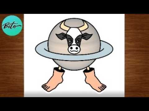 Como desenhar VACA SATURNO SATURNITA (Italian Brainrot)