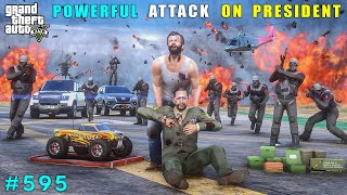 Michael's Biggest Attack On President House | Gta V Gameplay