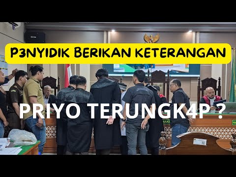 ALAT BUKTI KUAT DI UNGKAP KET3R4NGAN PENYIDIK DALAM SIDANG K4SUS PAOM4N! #beritaviral #priyo