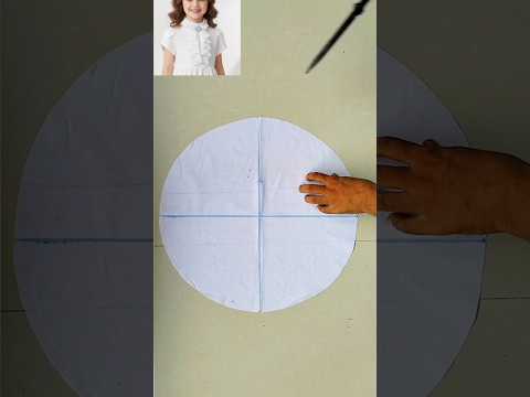 Easy Sewing Tutorial | Baby Girl Frock Front Ruffle Design Cutting & Stitching