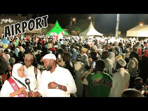 LIBADDE SANYU GYELEERE KU KISAAWE ENTEBBE NGA ABALAMAZI BAKOMAWO OKUVA E MAKKAH
