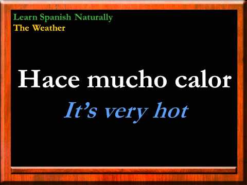 The Weather in Spanish | El Clima en Español | Learn...